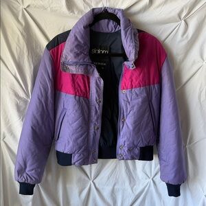 Women's Purple and Pink Jacket